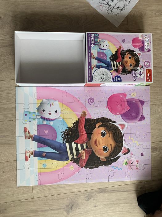 Puzzle gigant 2in1 gabi dollhouse 2+