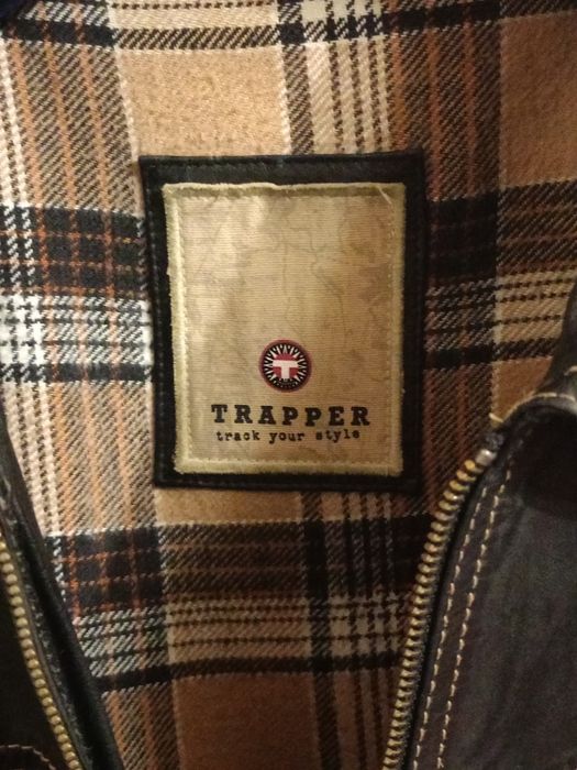 Мужская пожанная куртка Trapper