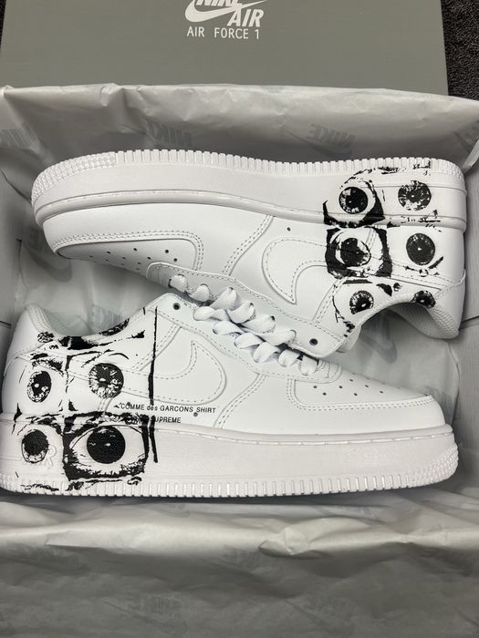 Кросівки Nike Air Force 1 x Supreme x CDG
