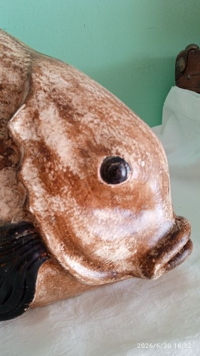 Peixe decorativo cerâmica qualidade belissimo