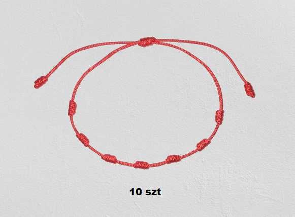 10 sztuk Bransoletki 7 węzłów