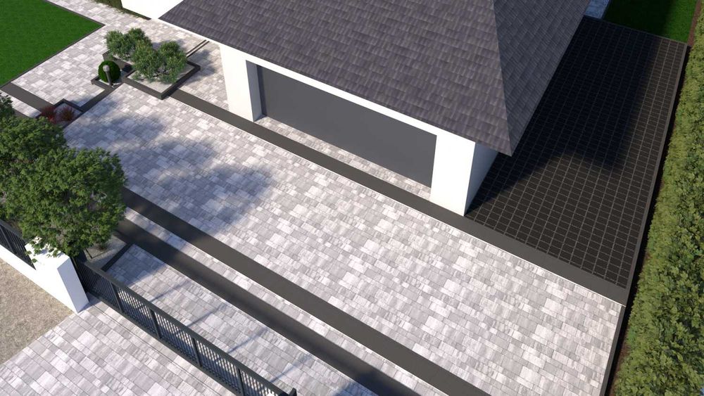 Projektowanie ogrodów, nasadzeń, kostki brukowej