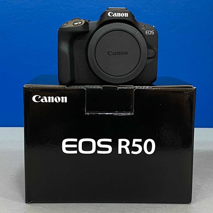 Canon EOS R50 (Corpo) - 24.2MP | NOVA | 3 ANOS DE GARANTIA