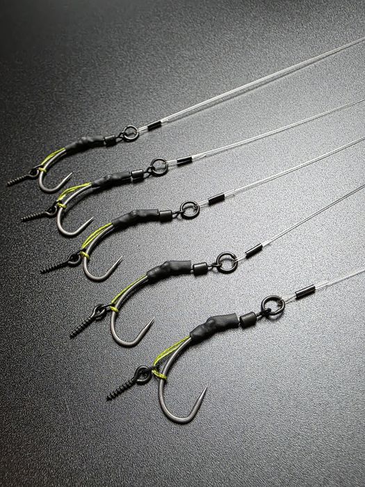 5 x Slip D - Ronnie Rig #4 wkręt BEZZADZIOROWE fluorocarbon