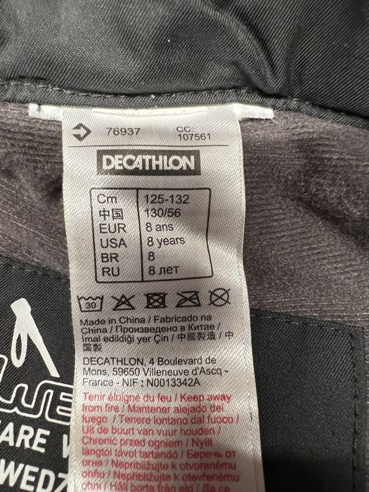 Calças e luvas de neve criança