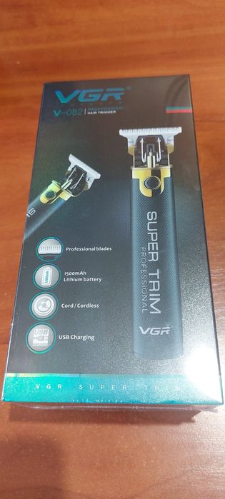 Триммер VGR,аккумуляторная машинка для стрижки.