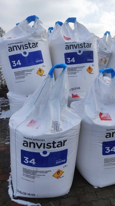 Saletra amonowa ANVISTAR 34 N drobna- op. BB 500 kg , Cena brutto