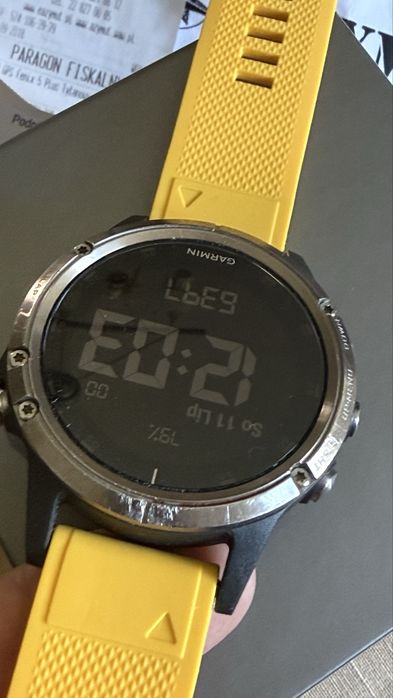 Garmin Fenix 5 Plus, szklo szafirowe, tytan, mapy Topo