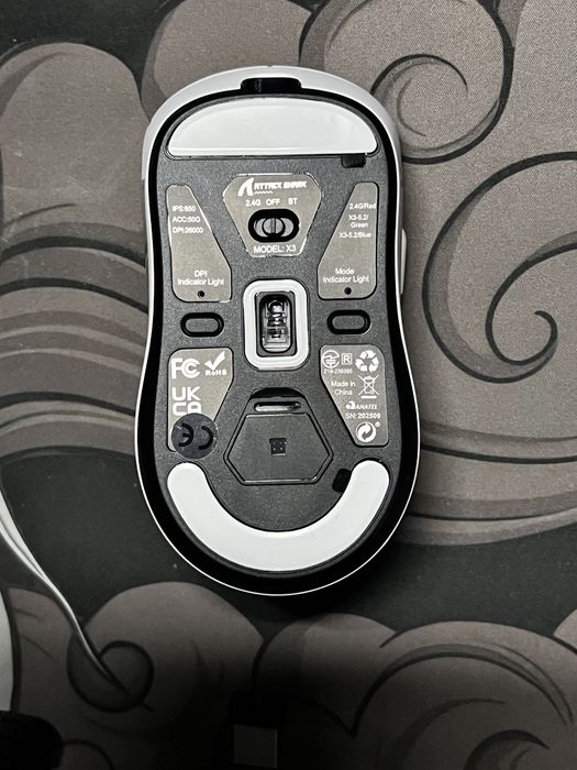 НОВА Ігрова Мишка Attack Shark X3 | Бездротова | PAW3395