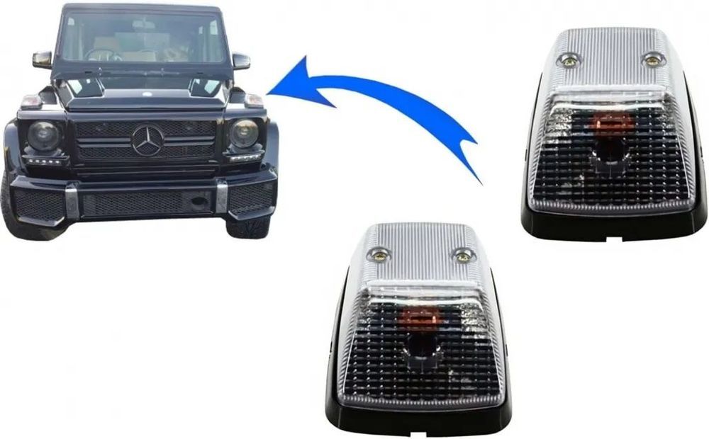 Piscas Mercedes G W463 (1989 a 2018)