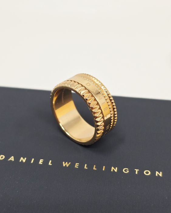 Pierścionek Daniel Wellington stal Rose Elevation Ring oryginalny