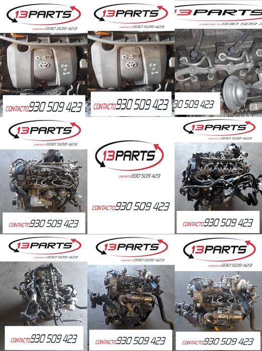Diversos Motores Toyota 1.4 D4D + 2.0 D4D + 2.2 D4D + 1.0 VVTi