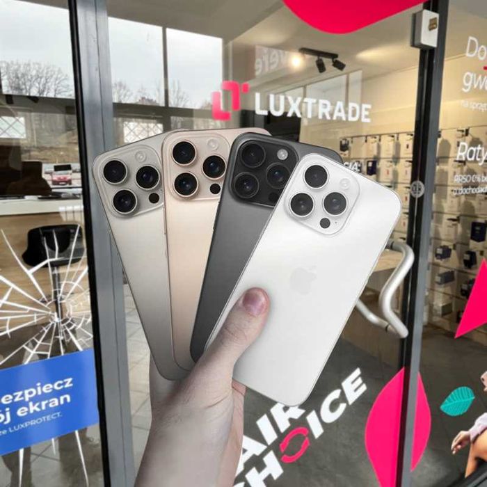 JAK NOWY | IPHONE 16 PRO 128GB | 2 lata gwarancji! | Różne kolory