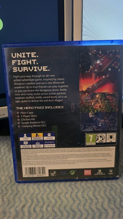 Minecraft dungeons hero edition ps4
