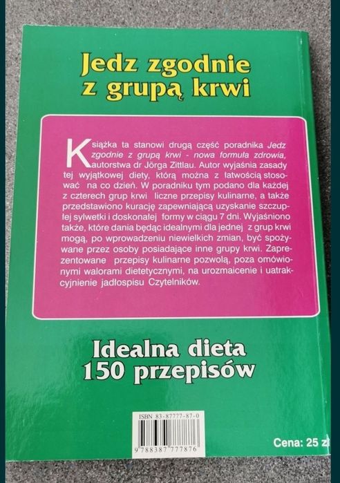 Jedz zgodnie z grupą krwi
Zittlau Jorg