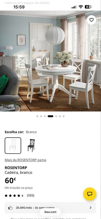 Cadeiras IKEA Rosentorp