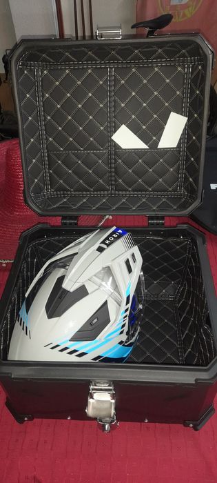 Top case mala motociclo moto  aluminio 55 litros