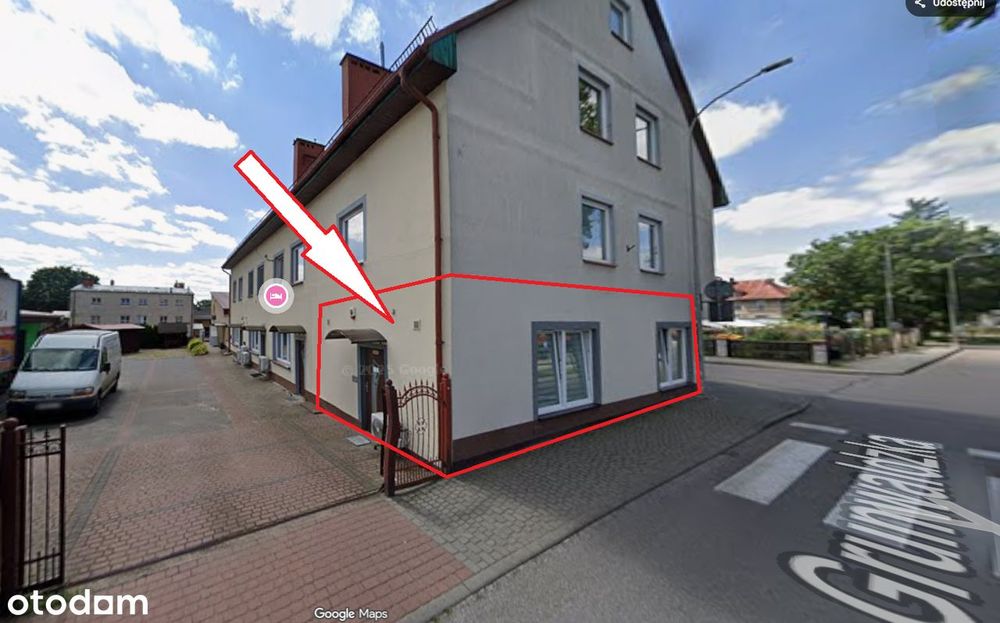 Lokal mieszkalno-usługowy obok Intermarché, parter, 57m2, klimatyzacja
