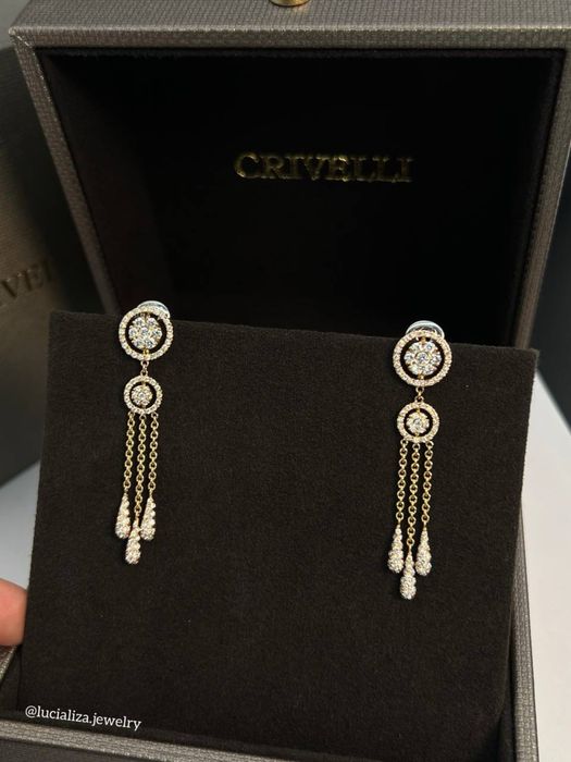 Сережки Crivelli  Оригінал золото 750