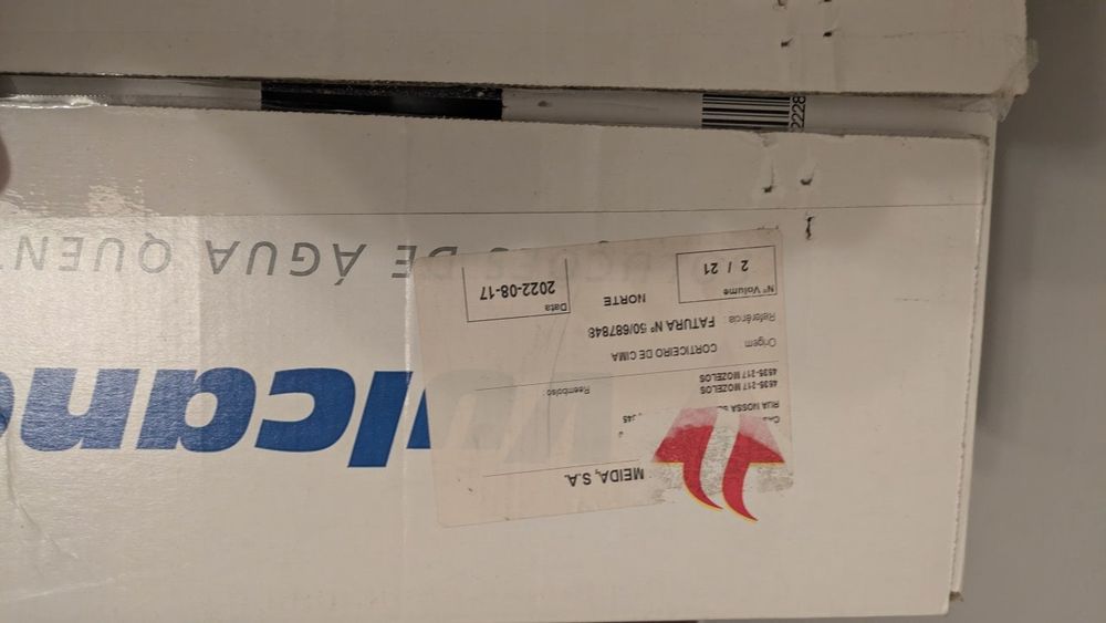 Esquentador ventilado gás natural com 3 anos