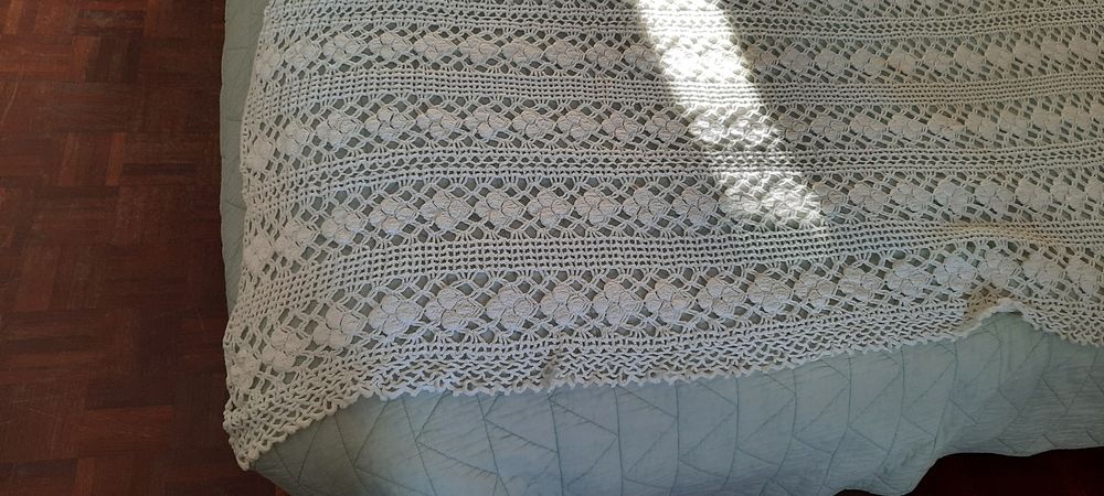 Colcha em crochet