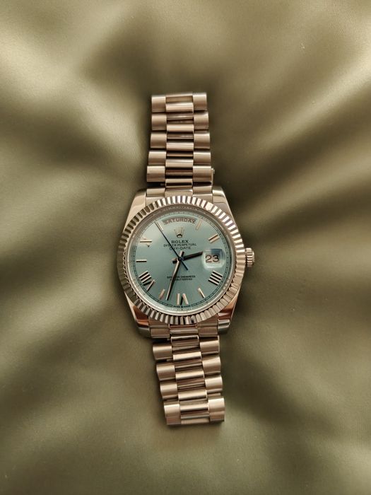 Rolex Day-Date Platinum Blue