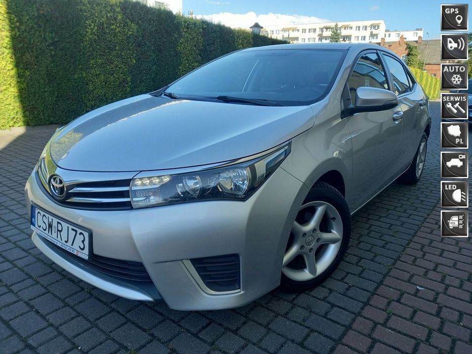 Toyota Corolla 1.6Benzyna 132KM Navi Kamera Ledy Salon Polska Bezwypadkowa Bez Wkładu