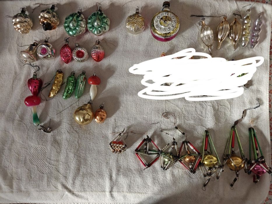 Елочные игрушки СССР