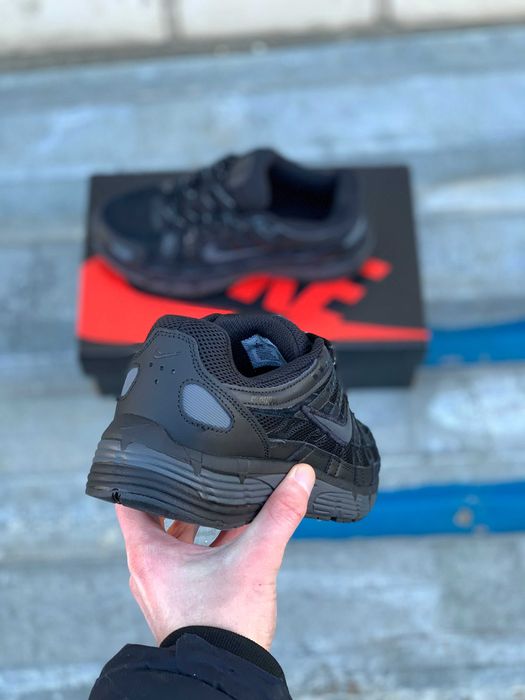 Кросівки Nike P-6000 Black (36 37 38) — чоловічі-жіночі Найк П6000 чорні, ТОП продаж, дихаючі кросівки, весняне-літнє взуття