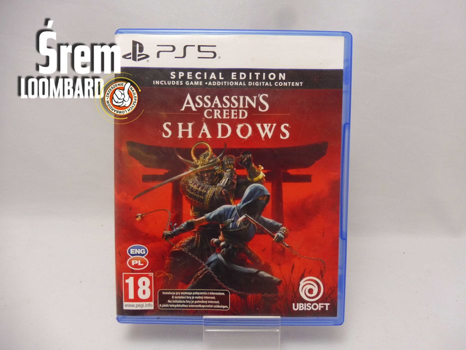 Gra Assassin's Creed Shadows na PS5, Gwarancja, Stan bdb!