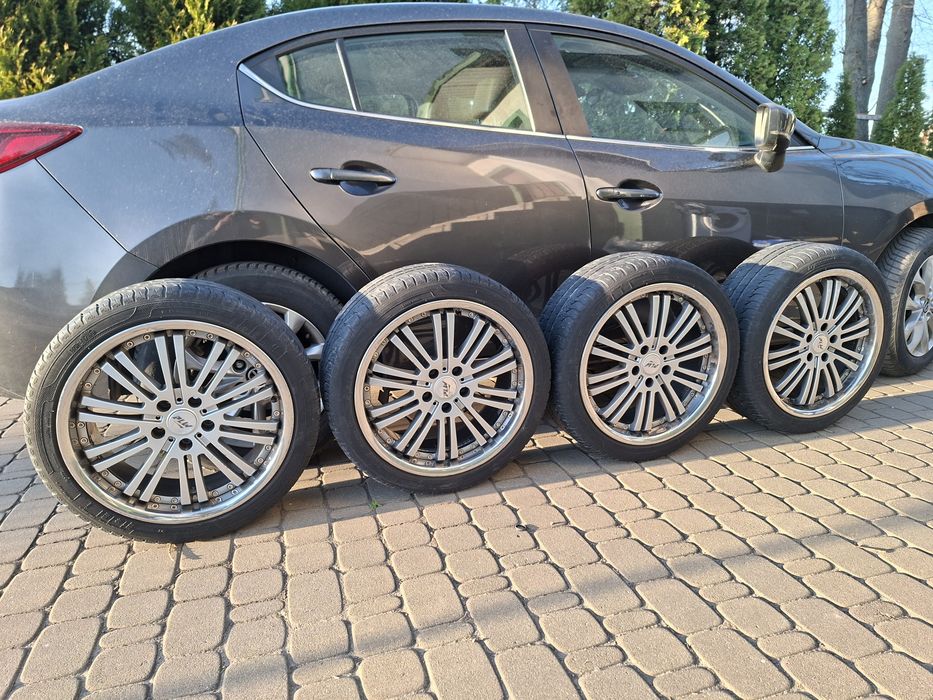 Felgi aluminiowe 18 z oponami , rozstaw śrub 5x112