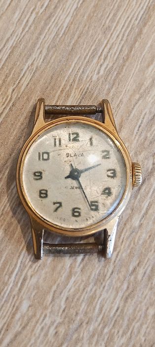 Часы наручные женские Слава позолоченные