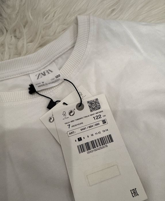 Футболка Zara біла