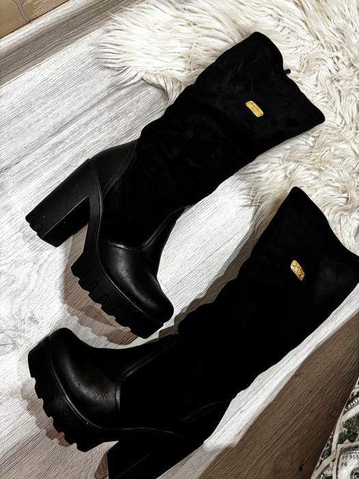 Зимние натуральные сапоги