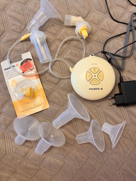 Laktator elektryczny Medela swing+ nowe nieużywane części zamienne