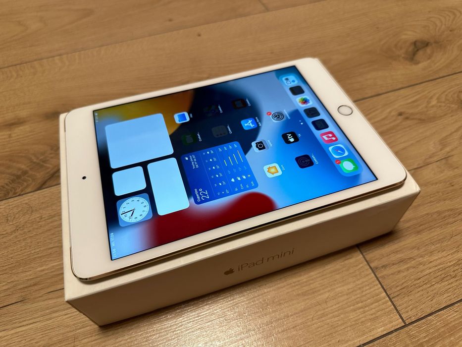 Idealny iPad Mini 4 64 GB GOLD CELLULAR w PERFEKCYJNYM stanie!