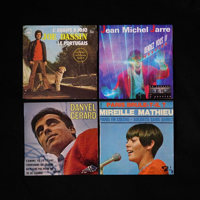 Discos Vinil 7" 45 RPM - Danyel Gerard * Mireille Mathieu * ...