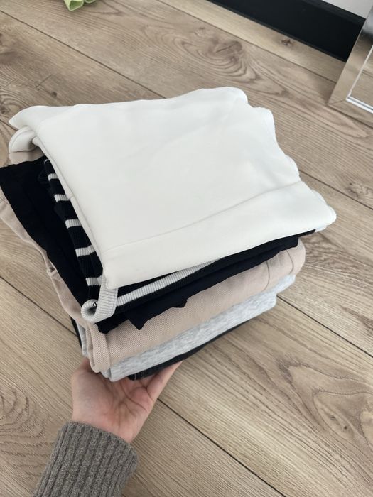 Paka ubrań S/M – Stradivarius, Bershka, H&M, Pull&Bear, 7 rzeczy