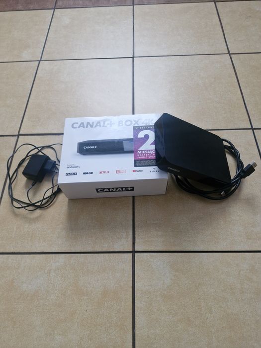 Canal plus box Android TV 4K z Tunerem DVBT