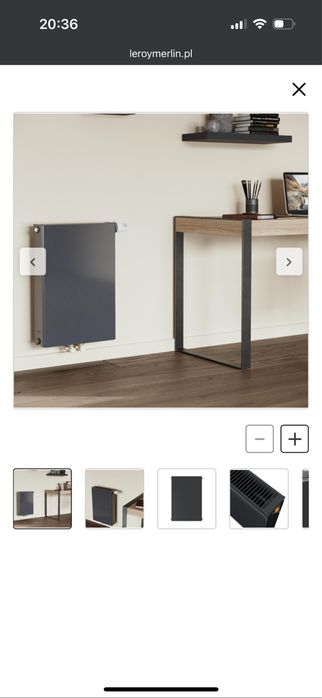 Grzejnik stalowy EQUATION  CVM22x60x40  Flat front Grafitowy