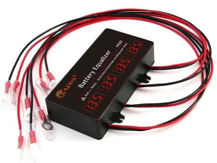 Балансир заряду на 4 акумулятори з вольтметром, HC02 Mazava