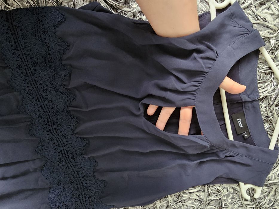 Zizzi granatowa sukienka s/m