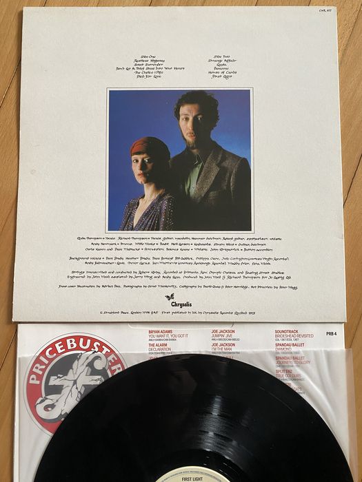 RICHARD & LINDA THOMPSON first light UK NM 1st press