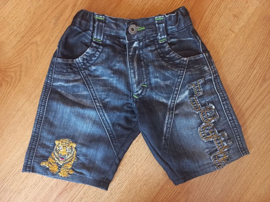 Spodenki chłopięce jeans 92
