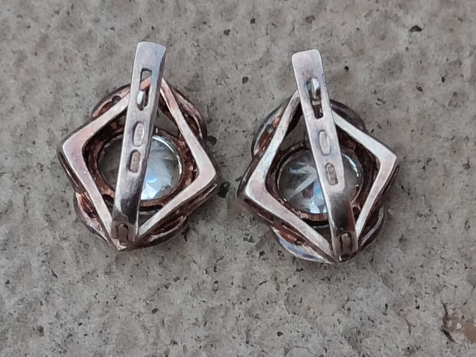 Серьги серебряные