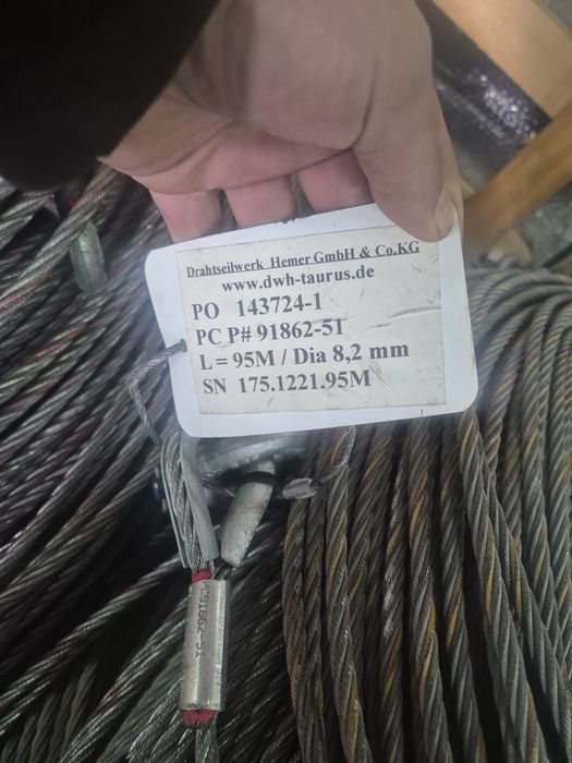 Lina stalowa ocynkowana 95M 8,2mm