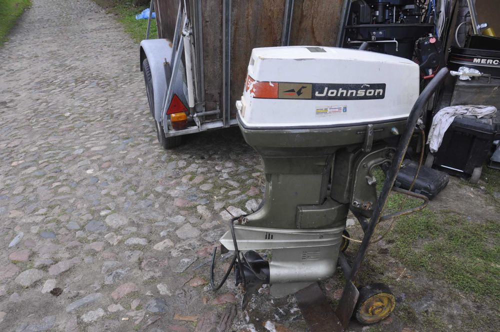 Johnson krotka stopa 50 ps, manetka, linki, sprawny