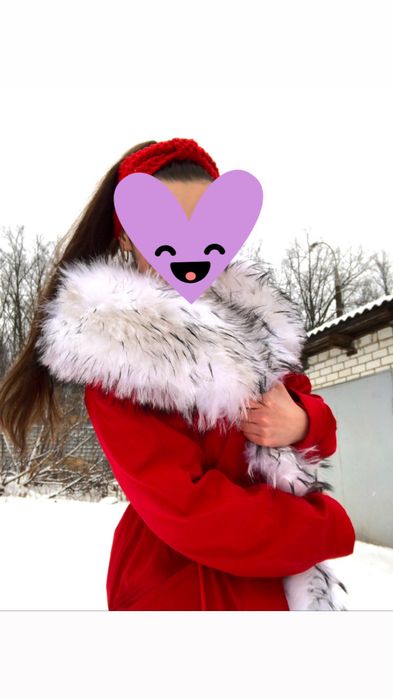 Парка с натуральным мехом