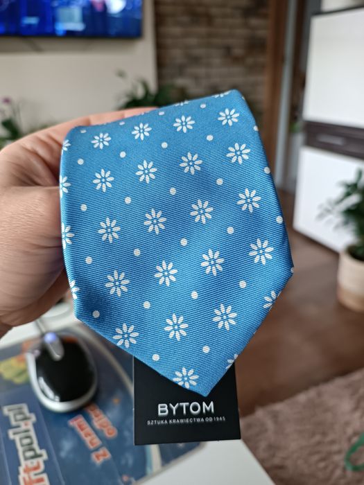 Krawat niebieski Bytom