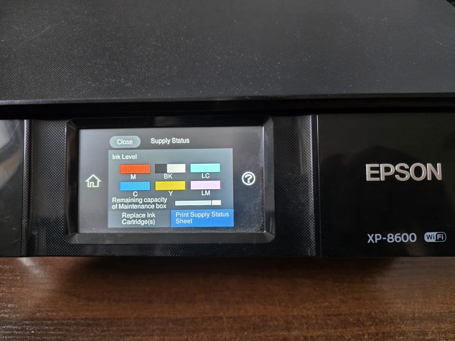 Drukarka Epson XP-8600 Wi-Fi (Uszkodzona) + Tusze + Kartridże CISS/Refill